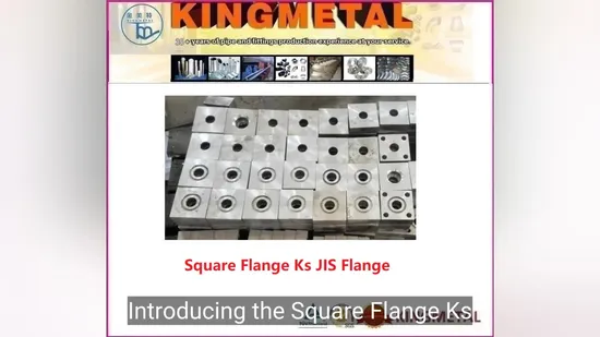 Square Flange Ks JIS Flange 