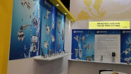 SS304 Material Clamped Sanitary Butterfly Valve 