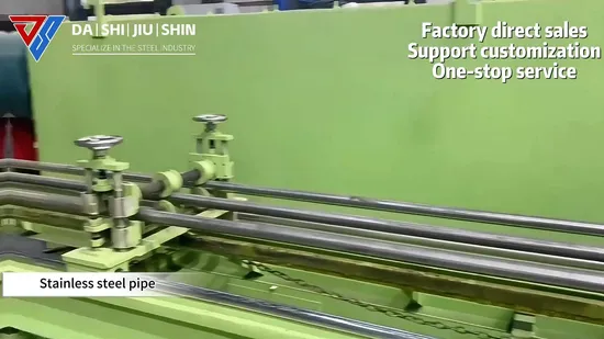 Premium Dashijiuxin JIS SUS 304 316L Stainless Steel Pipe for Sale 