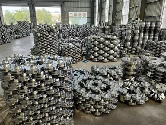 ASME ANSI B16.5 Welding Neck DIN ANSI Carbon Steel Forged Blind Pn10 RF Carbon Steel A105 Stainless Steel 304 316L Threaded Flange for Oil & Gas 