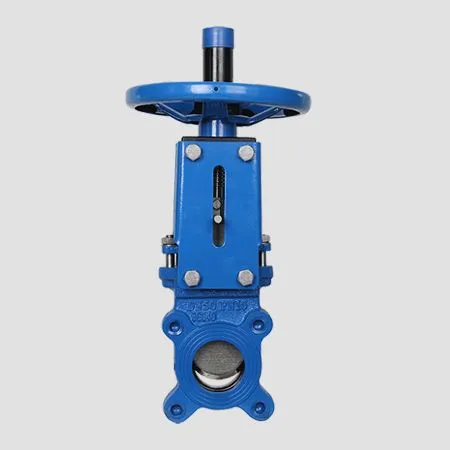 150lb Rising Stem Electric Wafer Stainless Steel Cast Iron Flange Wafer Slurry Lug Pneumatic Flanged Knife Gate Valve 