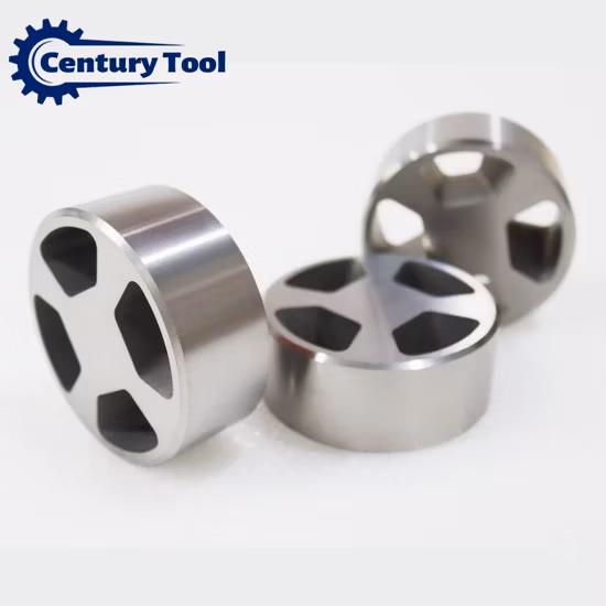 OEM Custom 3.44′′ 4.125′′ 5.25′′ Yg08 Tungsten Carbide Parts Mwd Lwd Spare Parts Cemented Carbide Rotor Stator