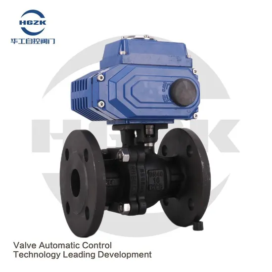 Electric Ball Valve 2 Way Motorized Double Flange Stainless Steel Cast Iron Ball Valve Explosion